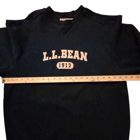 VTG LL Bean L Tall Sweatshirt Embroidered Logo Grunge 90's Peru - Picture 6 of 8